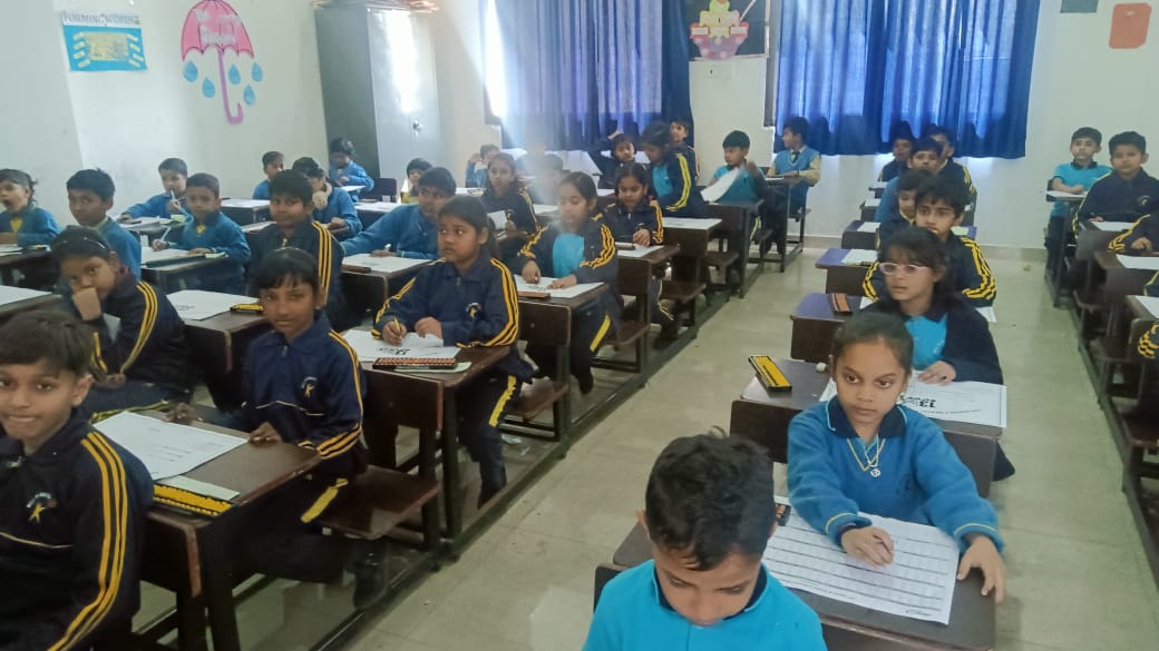 Students engaged in classroom learning